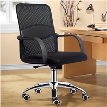 伯力斯（BECAUSES）电脑椅家用办公椅子时尚转椅 黑色 真皮可定制 