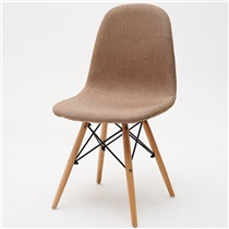 彩色风 伊姆斯椅子 休闲椅换鞋凳洽谈椅咖啡椅 卡其色 