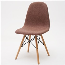 彩色风 伊姆斯椅子 休闲椅换鞋凳洽谈椅咖啡椅 茶色 