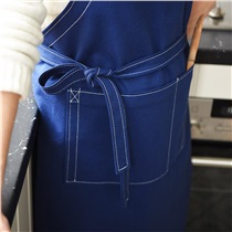 创意欧式棉制隔热手套隔热垫清洁多功能围裙手工制品 单个-围裙 