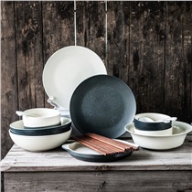 创意欧式陶瓷餐具碗盘筷家用陶瓷餐具套装送礼 北欧印象 24头 