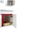 法恩莎浴室柜 落地柜 法恩莎卫浴柜组合FPG3637台盆套装 PVC现代简约0.8米 浴柜3637C含龙头