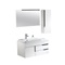 法恩莎（FAENZA） 悬挂式 洁具PVC浴室柜 现代简约洗脸盆卫浴柜FPG4680C-A