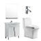 法恩莎卫浴套装卫生间套餐浴室柜组合FPG3612B-B FB1691 400孔距