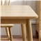 丽巢 北欧实木餐桌 现代简约小户型餐桌椅组合原木日式长方形餐桌 TY130 原木色 单桌