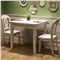春巢 餐桌 可伸缩折叠实木餐桌饭桌子 小户型实木餐桌椅组合 简约现代小方桌子 0.625 0.8 优雅白 单桌