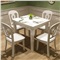 春巢 餐桌 可伸缩折叠实木餐桌饭桌子 小户型实木餐桌椅组合 简约现代小方桌子 0.625 0.8 优雅白 单桌