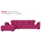 曲美家具家居沙发现代北欧布艺沙发全拆洗客厅大小户型布沙发组合 F1经典紫红