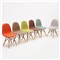 彩色风 伊姆斯椅子 休闲椅换鞋凳洽谈椅咖啡椅 橙色