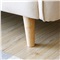 A家家居 沙发 北欧客厅布艺沙发 可拆洗小户型懒人沙发 ADS-025A 三人位不带脚踏 米黄色