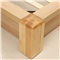 A家 家具 床 实木框床1.5米1.8米双人床单人储物高箱木床简约软包皮床主卧卧室家具 床 高箱床(1800mm*2000mm)