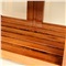 A家家具 实木简约床头柜现代中式迷你原木色床头柜新古典单抽柜子 两个