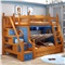 菲艾斯 儿童床 实木儿童床 全实木双层床 高低床 上下床带滑梯子母床组合多功能床 双层床 双层床 高箱 梯柜 1200x1900mm