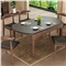 华纳斯 餐桌 折叠餐桌椅组合圆桌饭桌火烧石 1.35米普通款（不带电磁炉） 单个餐桌