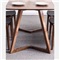 爱家佳 餐桌 实木餐桌 北欧实木饭桌 办公桌 小户型餐桌椅组合套装ZJ3815叁 胡桃色一桌四椅 1.2米