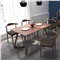 桑德森（Sanderson） 餐桌北欧实木餐桌简约现代小户型1.4米长方形6人餐台椅组合 140*70cm 餐桌 6把椅子