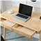 麦浩斯（MAIHAOS） 实木书桌 北欧日式电脑桌 带抽屉写字台书房家用办公桌现代简约 胡桃色单桌 椅子 120CM*60cm*75cm
