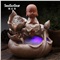 海日星 风水球风水轮流水喷泉摆件 陶瓷创意家居水景客厅办公室摆件加湿器 欲转星河A款