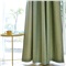 铭聚布艺遮光窗帘成品北欧简约风格纯色棉麻窗帘布料定制 细棉麻 豆绿色-打孔式 1.5米宽*2.65米高