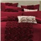 科莎 欧式轻奢婚庆四件套大红色结婚床上用品床单被套件简约新婚庆床品 沙伦玫瑰-MLC 1.5米