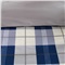 南极人 条纹格子四件套纯棉斜纹印花全棉床上用品 1.5-1.8米床通用（被套200*230cm） 浓情蓝调