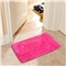 暖暖手艺地毯客厅卧室飘窗单色时尚长丝绒毯地毯防滑 玫红色 2*3米