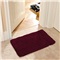 暖暖手艺地毯客厅卧室飘窗单色时尚长丝绒毯地毯防滑 酒红色 80*120cm