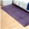 暖暖手艺地毯客厅卧室飘窗单色时尚长丝绒毯地毯防滑 灰紫色 2*3米