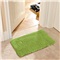 暖暖手艺地毯客厅卧室飘窗单色时尚长丝绒毯地毯防滑 草绿色 80*120cm