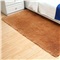 暖暖手艺地毯客厅卧室飘窗单色时尚长丝绒毯地毯防滑 卡其色 1.4*2米