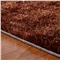 圣名菲 客厅地毯茶几卧室夏季亮丝新款韩国丝纯色地毯 婚房满铺床边毯 咖啡色 71*141cm