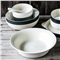 创意欧式陶瓷餐具碗盘筷家用陶瓷餐具套装送礼 北欧印象 36头