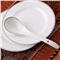 乐享 碗碟套装家用骨瓷餐具套装碗盘子碗具碗筷欧式现代简约白色 58头铂锦年华