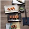 INSCRIPTION 创意日式古朴窑变陶瓷手绘特色中西餐厅餐具菜盘寿司盘子长方盘 黄条纹