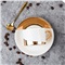 欧式咖啡杯套装 创意个性半金色简约家用办公室2-4-6件套 小半金2件套
