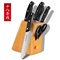 阳江刀具套装 厨房菜刀套装 七件套不锈钢刀具组合 送菜板