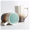 INSCRIPTION 创意个性日式磨砂复古陶瓷带把手马克杯办公室咖啡杯茶杯情侣杯子 01---米白