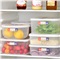 日本进口冰箱保鲜盒塑料密封盒食品收纳盒可冷冻可微波 1.3L
