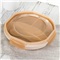 （Arsto）微波炉饭盒稻壳便当盒小麦纤维密封分隔保鲜盒带叉子汤勺 圆形固定方格（950ML）